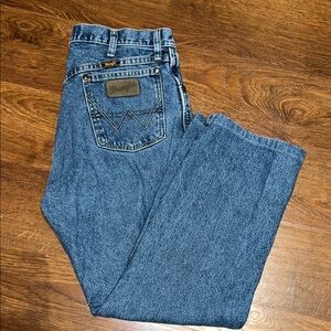 Wrangler x George Strait Men's Relaxed Fit Denim Jeans Size 34x30